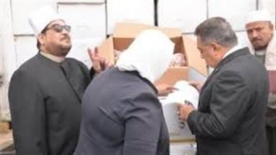 محافظ الدقهلية يشهد استلام 2 طن لحوم من صكوك الإطعام 