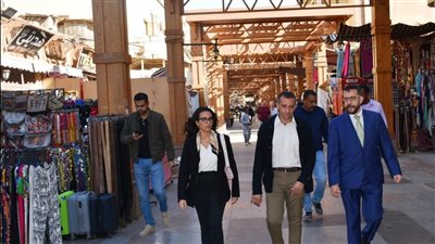 نائب محافظ أسوان يستعرض المزايا النسبية للمحافظة خلال لقائه مستشار السفارة الكندية 