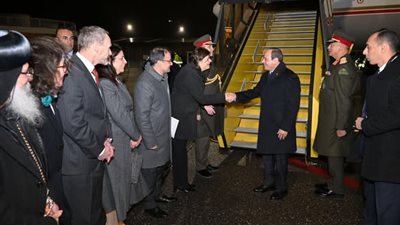 مراسم استقبال رسمية للرئيس السيسى بالقصر الملكى الدنماركى