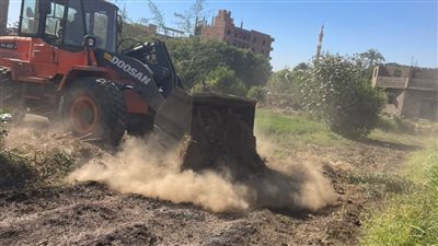 حملة موسعة لإزالة التعديات على الأراضي الزراعية بمدينة الأقصر (صور)