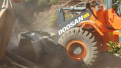 إزالة حالة تعد على أراضي أملاك الدولة بمساحة 240 مترا بالأقصر