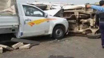 مصرع شخص في حادث أليم أعلى طريق أسيوط الصحراوي الغربي بالفيوم 