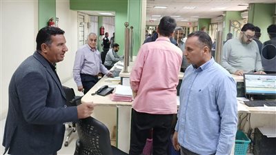 جولة مفاجئة لرئيس جهاز بني سويف الجديدة بالمركز التكنولوجي لخدمة المواطنين (صور)