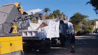 رفع 115 طنا من المخلفات في حملة نظافة شمال الأقصر (صور)