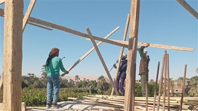 «مدينة الزينية» تحبط 3 حالات بناء مخالف دون ترخيص بالأقصر (صور)