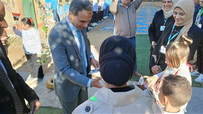 مدير تعليم كفر الشيخ يشارك بفعالية اليوم الرياضي 
