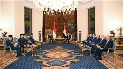 السيسي: نحرص على تطوير العلاقات مع إندونيسيا لمستوى الشراكة الاستراتيجية الشاملة