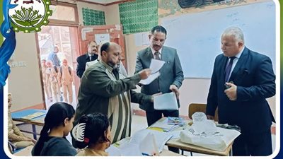 مدير إدارة التفتيش بوزارة التعليم يتفقد عدد من المدارس بالفيوم