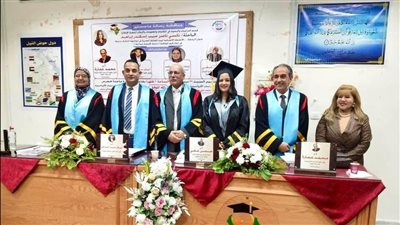 نانسي القاضي عضو مجلس الإسماعيلي السابق تحصل على ماجستير الإعلام 