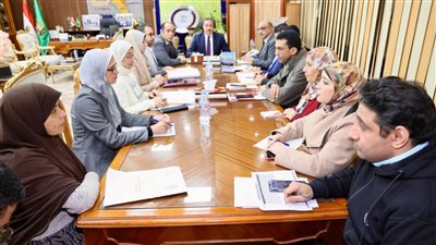 اجتماع موسع لمحافظ المنوفية لمتابعة ملفات التصالح والمتغيرات المكانية ومشروعات الخطة الاستثمارية 