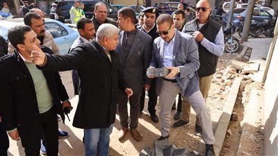 جولة ميدانية موسعة لمحافظ المنوفية بمدينة بمنوف