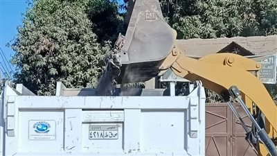 رفع 25 طن مخلفات صلبة خلال حملة نظافة غرب الأقصر (صور)