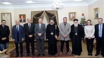 رئيس جامعة المنصورة يهنئ الأخوة الأقباط بعيد الميلاد المجيد