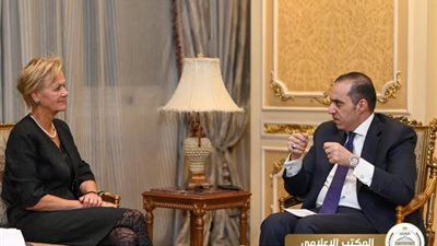  وزير الشئون النيابية والقانونية يستقبل سفيرة الاتحاد الأوروبي