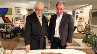 محمد فودة يوجه تهنئة خاصة للفنان فاروق حسنى بعيد ميلاده