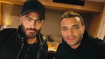 بعد طرحها بيوم.. أغنية تامر حسني ورامي صبري تتصدر التريند على اليوتيوب