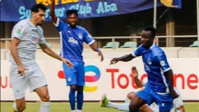 ضربة جزاء ضائعة فى سقوط المصري البورسعيدي أمام إنيمبا 