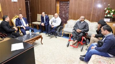 تفاصيل لقاء محافظ المنوفية بوفد نادي الوحدة لذوي الهمم