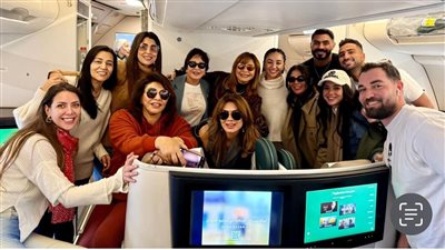 بالصور.. نجوم الفن في طريقهم لمهرجان JOY AWARDS بالرياض