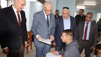 تفاصيل جولة رئيس جامعة المنوفية لمتابعة الامتحانات بكلية التربية الرياضية والدراسات العليا 