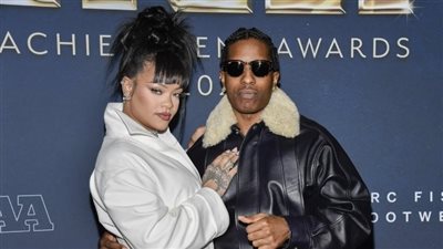 ريهانا تحضر محاكمة مغني الراب روكي المتهم في حادث إطلاق النار 