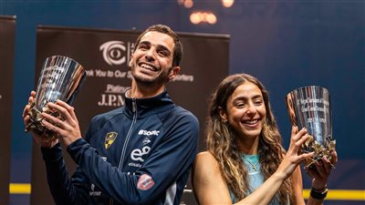 وادى دجلة يحقق لقب جي بي مورجان للإسكواش 2025: علي فرج وهانيا الحمامي يتوجان بالبطولة