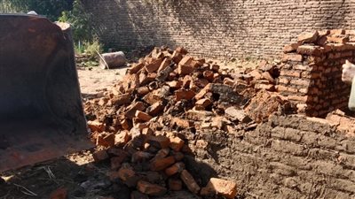 بالصور.. إزالة 5 حالات تعد على أراضي زراعية في الأقصر