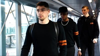 وصول لاعبي ريال مدريد إلى إنجلترا لملاقاة السيتي في دوري أبطال أوروبا