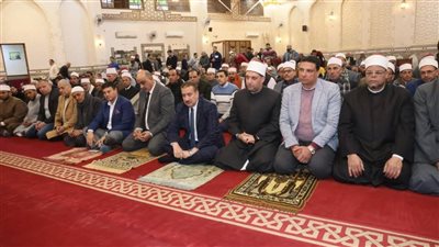 محافظ المنوفية يشهد الاحتفال بليلة النصف من شعبان بمسجد الرؤوف الرحيم بشبين الكوم