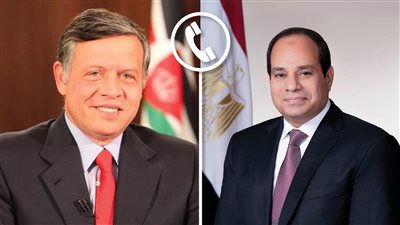 عاجل.. الرئيس السيسي يستقبل اتصالا هاتفيا من الملك عبد الله الثاني