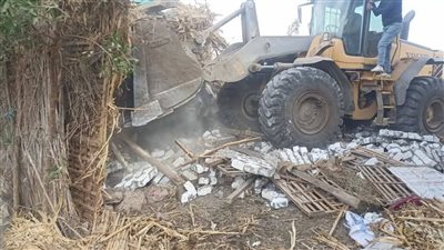  إزالة 195 حالة تعد ومتغير مكاني وبناء مخالف بالمنوفية 