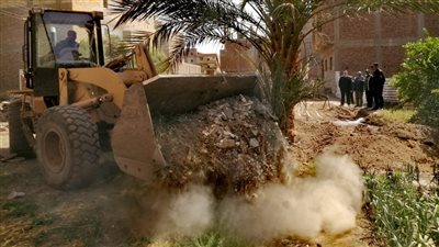 حملة مكبرة لاستيراد حالات التعدى على أراضي أملاك بالأقصر