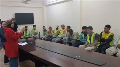 بالصور.. مياه الأقصر تنظم ندوة تثقيفية للعاملين حول السلامة والصحة المهنية