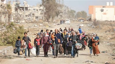 البرلمان العربي يشدد على رفضه القاطع لتهجير الفلسطينيين