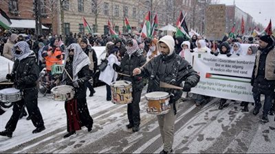 احتجاجات في الدنمارك لرفض تسليم أسلحة لإسرائيل