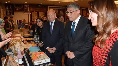 محافظ الجيزة يفتتح معرض الجيزة للتراث والحرف اليدوية بحضور محافظ القاهرة