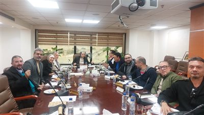 تفاصيل لقاء رئيس مصلحة الضرائب وكتاب الدراما لنشر الوعي الضريبي (صور)