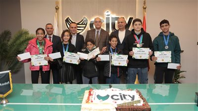 سيتي كلوب يكرّم أبطال السباحة الفائزين ب11 ميدالية في بطولة الجيزة