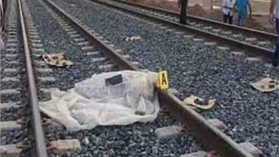 مصرع سيدة أسفل عجلات قطار شبرا الخيمة 