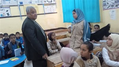 بالصور.. وكيل التعليم يجري جولة تفقدية للمنشآت التعليمية غرب الأقصر