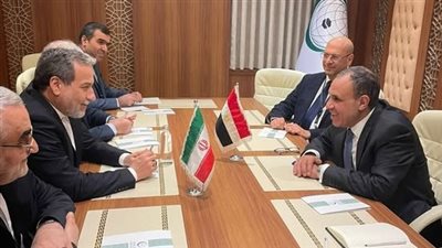 وزير الخارجية يبحث مع نظيره الإيراني خطة إعمار غزة