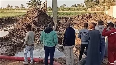 تسريبات جديدة بخط مياه الصرف في الأقصر والسبب مجهول (صور)