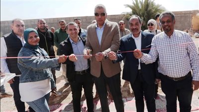 محافظ أسوان يشهد افتتاح مشروع رافع مياه الشرب «لحي اللوتس»