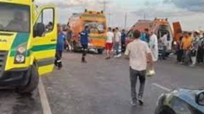 حادث بشع بالبدرشين يسفر عن مصرع وإصابة 18 شخصا 