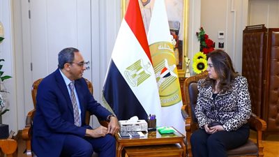 وزيرة التنمية المحلية تتابع مع محافظ قنا جهود توافر السلع الأساسية للمواطنين