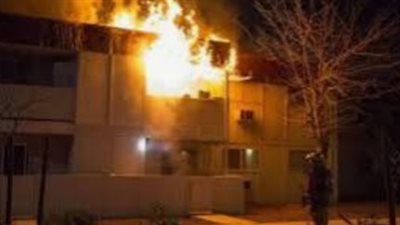 حريق منزل يتسبب في مصرع طلفين بالبدرشين 