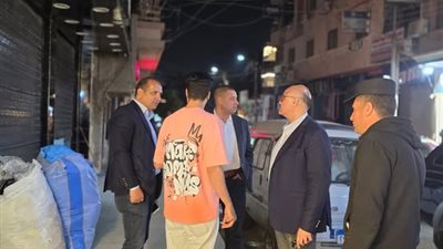 بالصور.. محافظ القليوبية يصادر مواد بناء لطابق مخالف بمدينة بنها