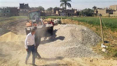 إحباط محاولة تعد على أرض زراعية بمركز القرنة بالأقصر (صور)