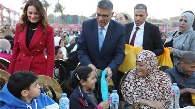 «محافظ الجيزة» يشهد حفل إفطار جماعي مع 4 آلاف من ذوي الهمم والأيتام وأسرهم