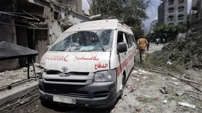 الصليب الأحمر: أغلب سيارات الإسعاف لا تعمل في غزة